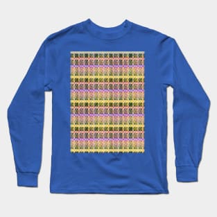 Pink and yellow stripes Long Sleeve T-Shirt